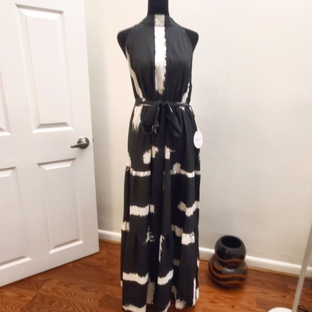 SHEIN VCAY Black and White Dress - Picture 5 of 7